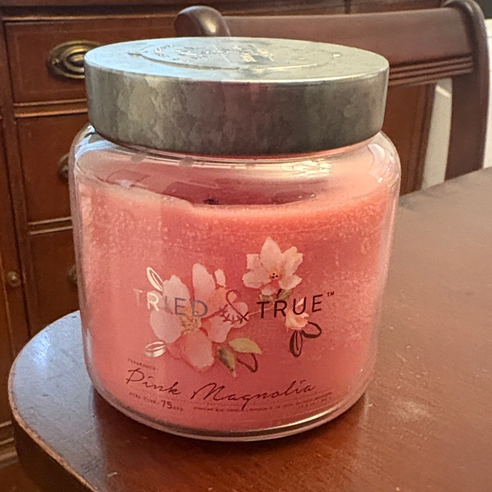 Pink Magnolia Jar Candle